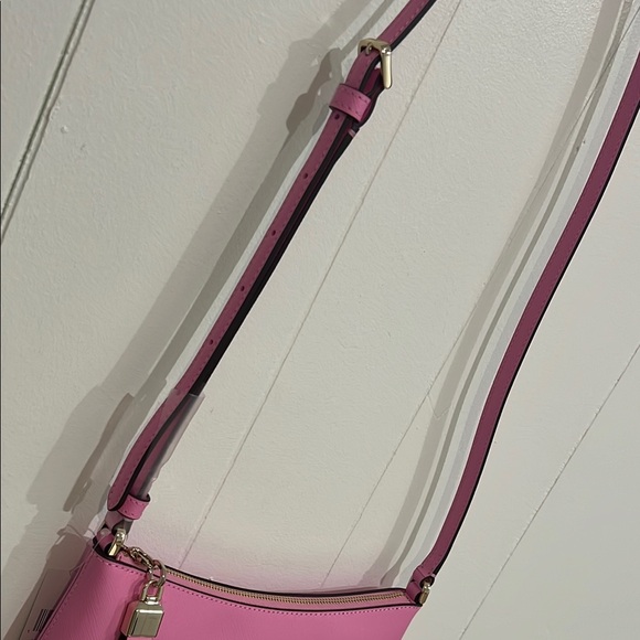 KATE SPADE Sadie Small Crossbody in Surf Pink Saffiano Leather NWT - Picture 7 of 14